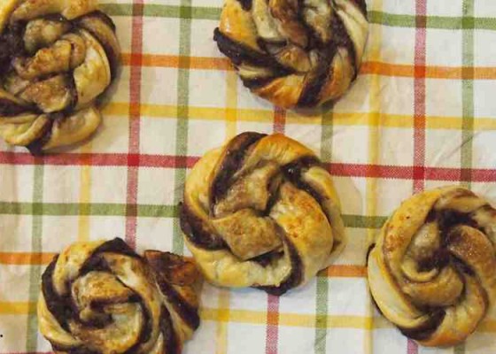 Caracoles de xocolata