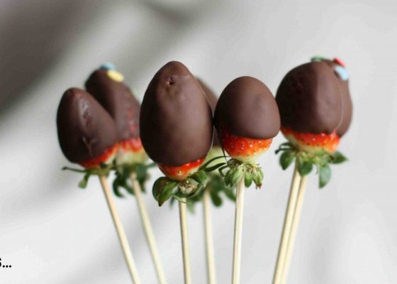 Maduixes amb xocolata