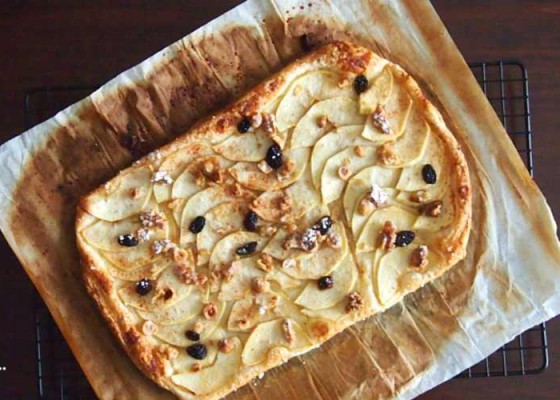 Tarta de poma ràpida