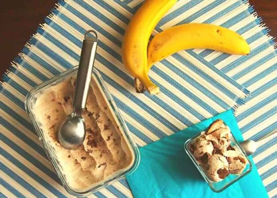 Banana stracciatella