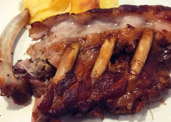 Costelles de porc al forn