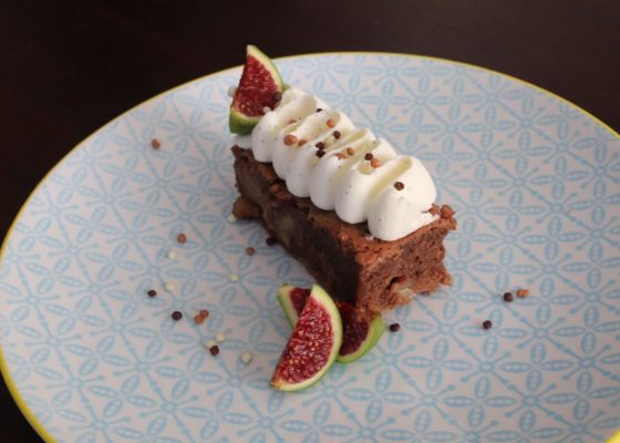 Ganache montada de xocolata blanca